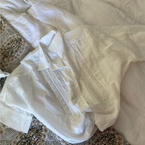 Citizens Of Humanity Cream Button-Up Shirt